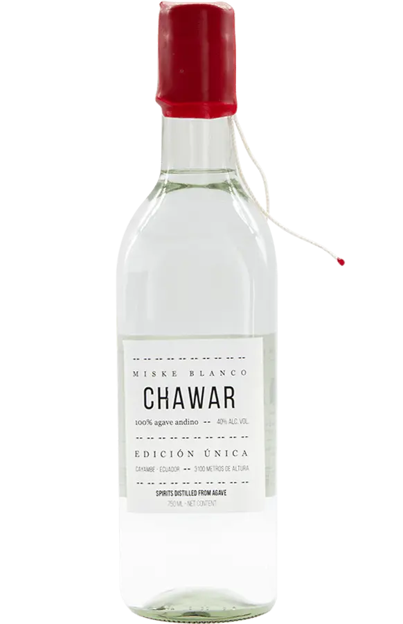 Chawar Blanco Andean Agave Spirit 0,75l, 40% Vol.