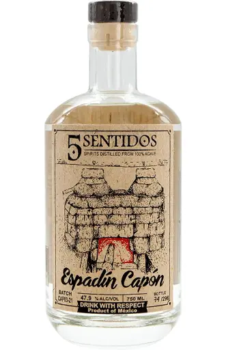 [20221128] 5 Sentidos Espadin Capón Mezcal, 0,75l, 48,1% Vol.